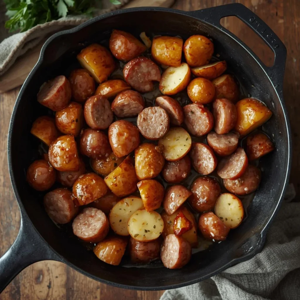 One Pot Sausage and Potato Skillet