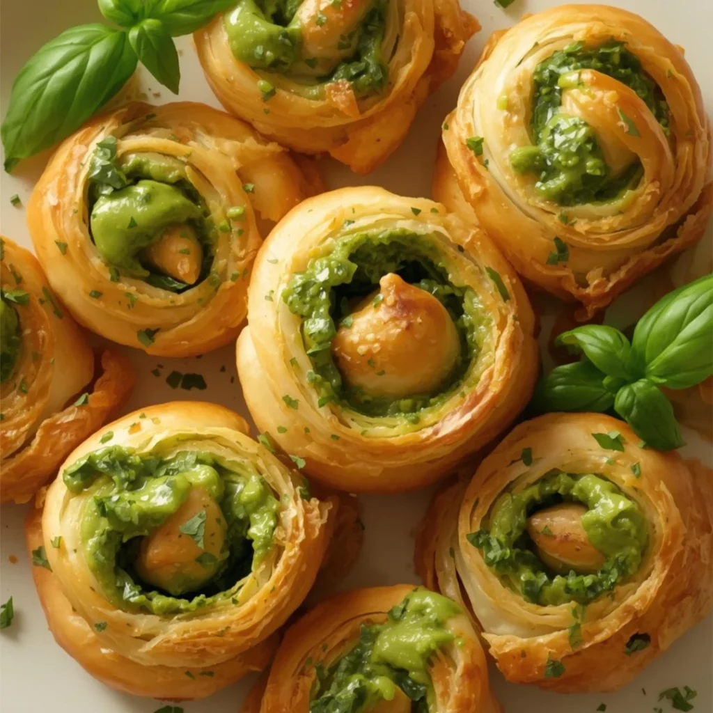 Pesto Pinwheels 1
