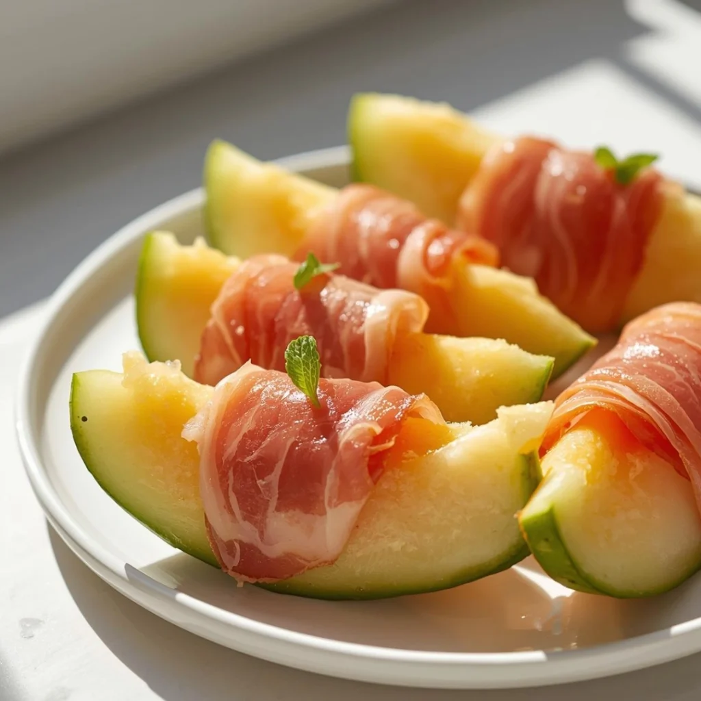 Prosciutto Wrapped Melon