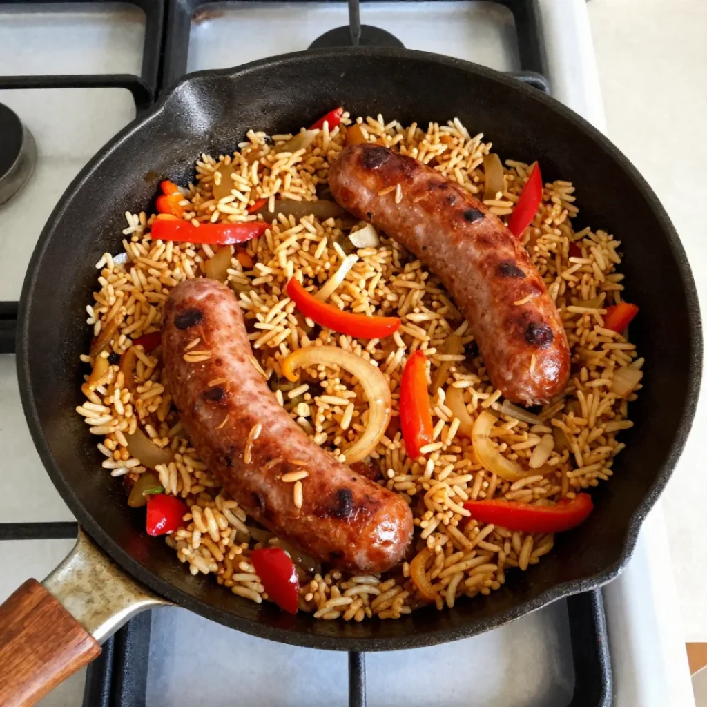Sausage and Rice