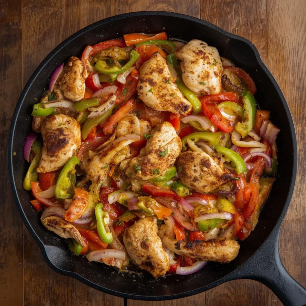 Sheet Pan Chicken Fajitas