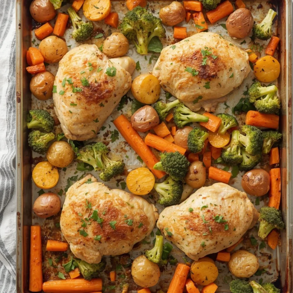 Sheet Pan Chicken and Vegetables