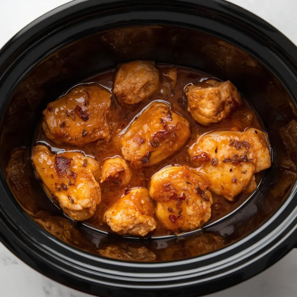 Slow Cooker Honey Garlic Chicken