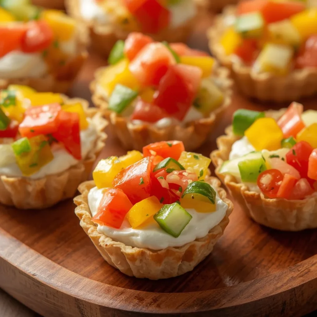 Veggie Cream Cheese Cups
