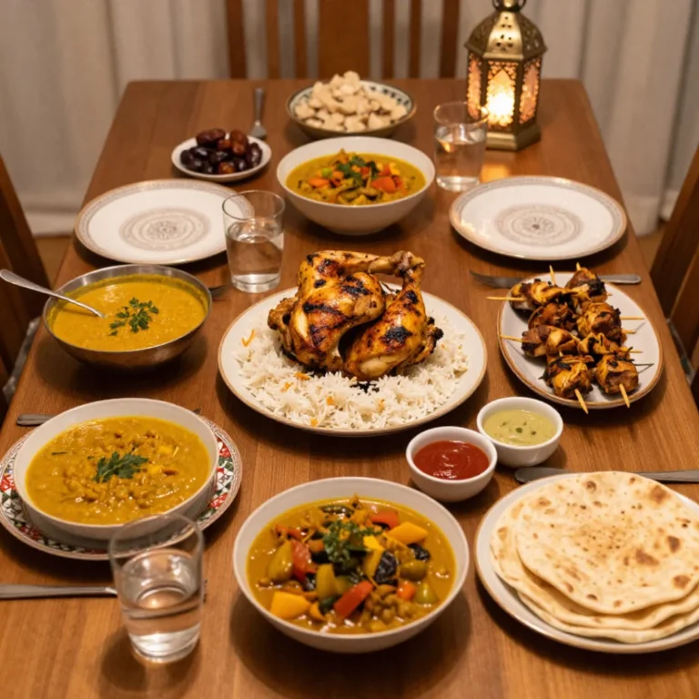 cozy Ramadan iftar dinner
