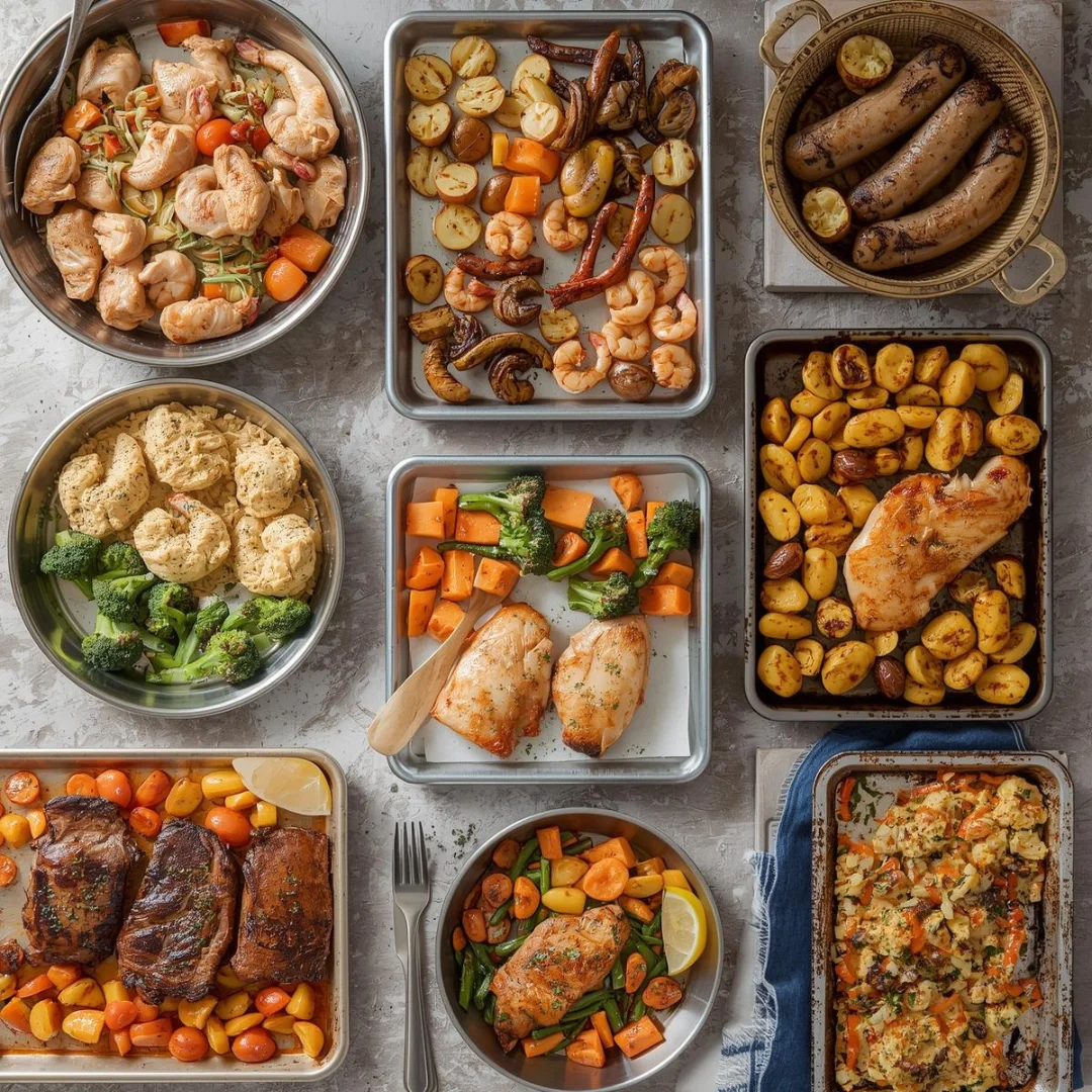 easy sheet pan dinners