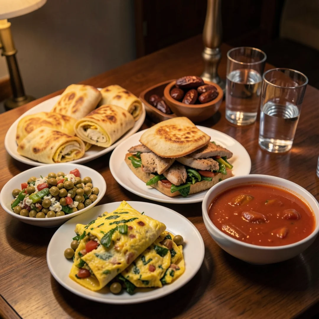 quick Ramadan iftar meal