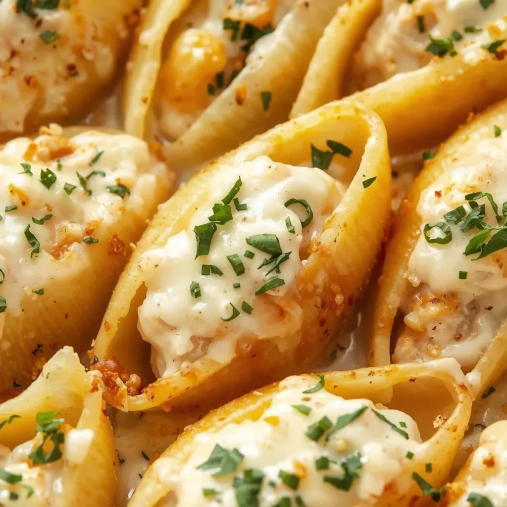 Alfredo Stuffed Shells