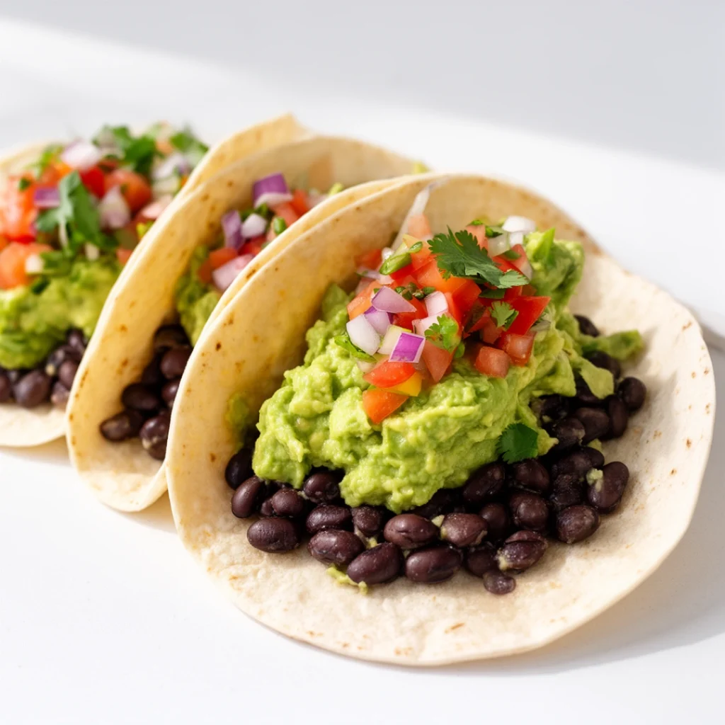 Avocado Black Bean Tacos