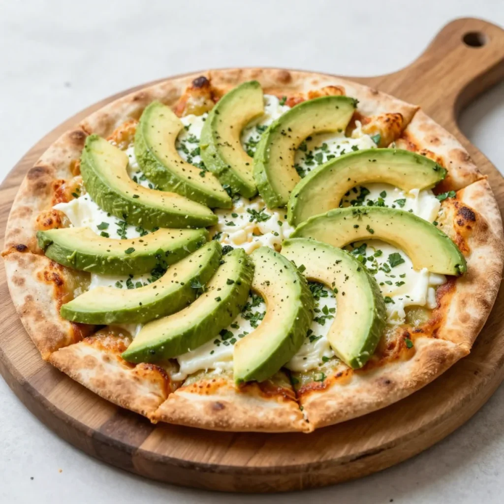Avocado Flatbread Pizza