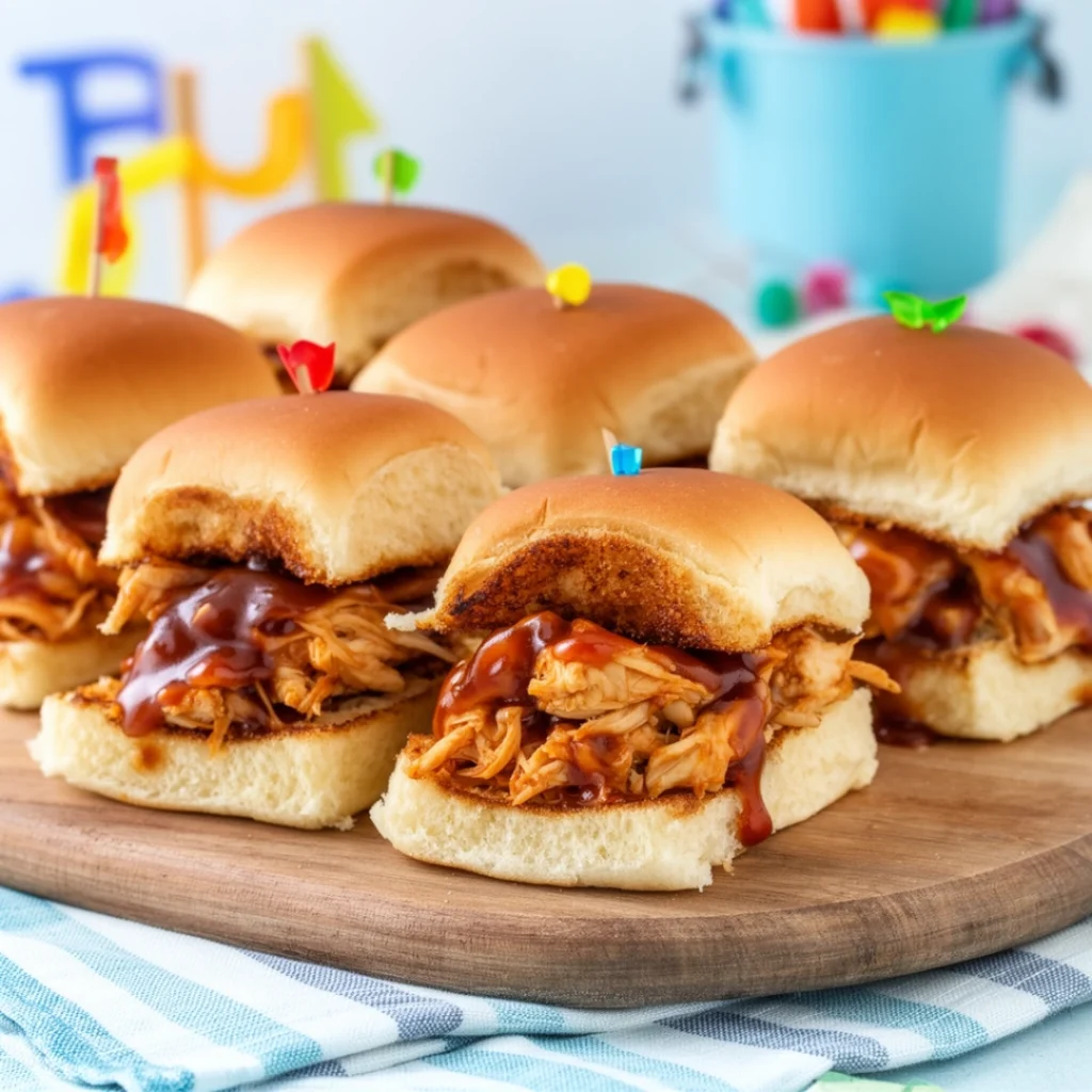 BBQ Chicken Sliders