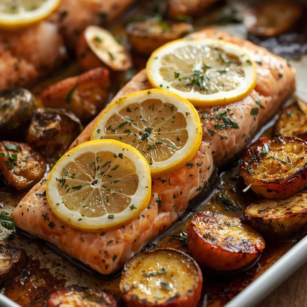 Baked Salmon with Lemon