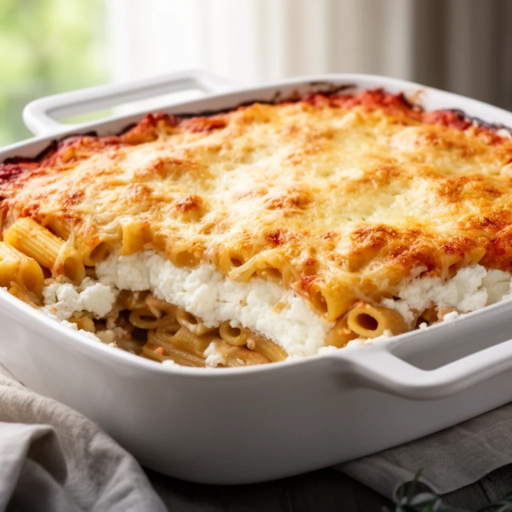Baked Ziti with Ricotta