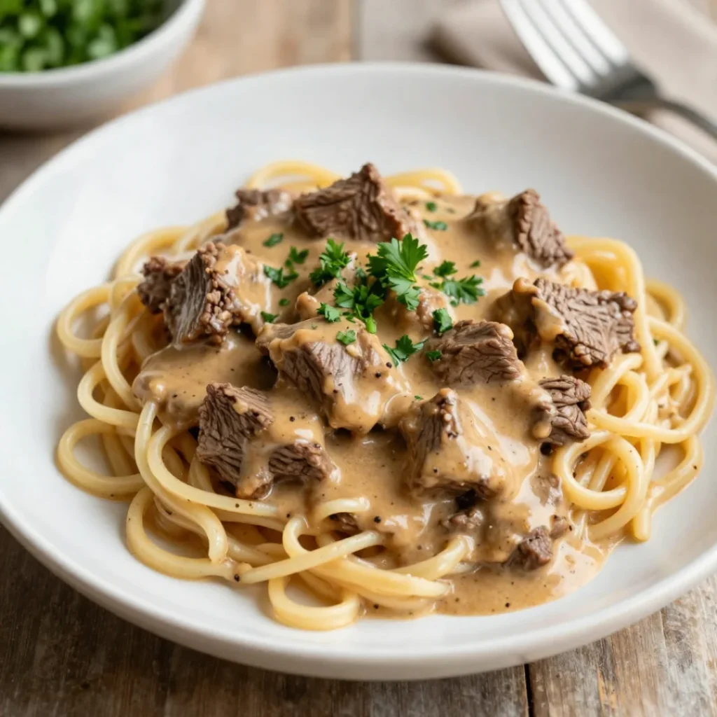 Beef Stroganoff