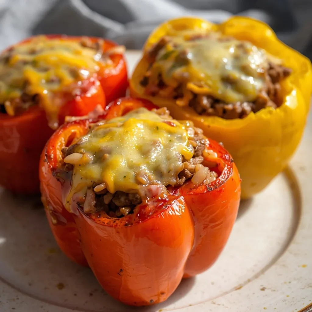 Beef Stuffed Peppers
