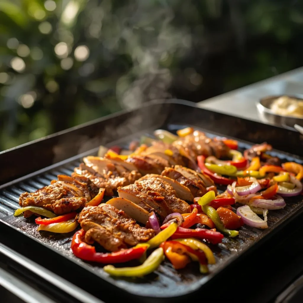 Blackstone Chicken Fajitas