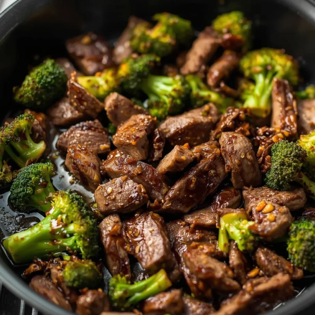 Broccoli and Beef Teriyaki Skillet