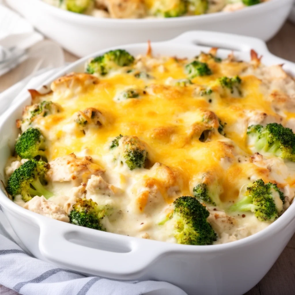 Cheesy Chicken Broccoli Bake
