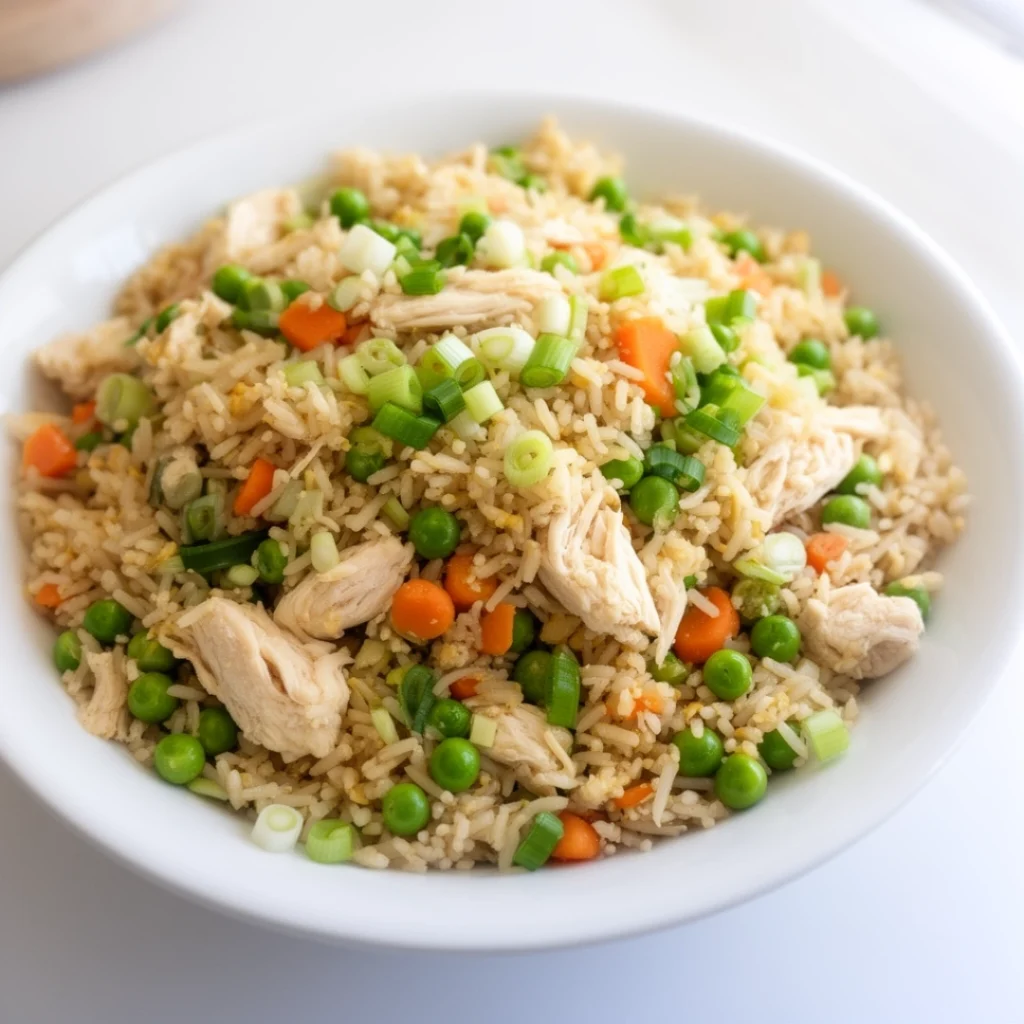 Chicken Fried Rice with Spring Vegetables