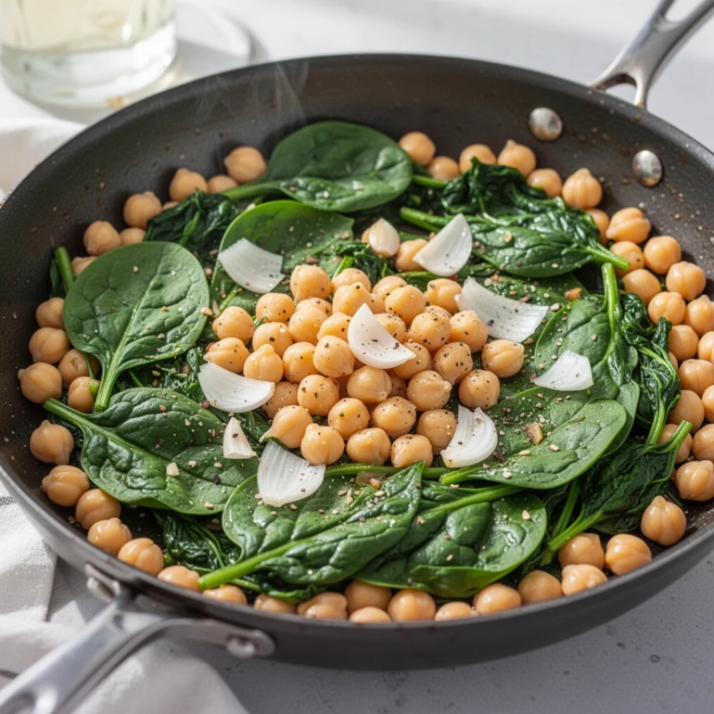 Chickpea Spinach Skillet 1