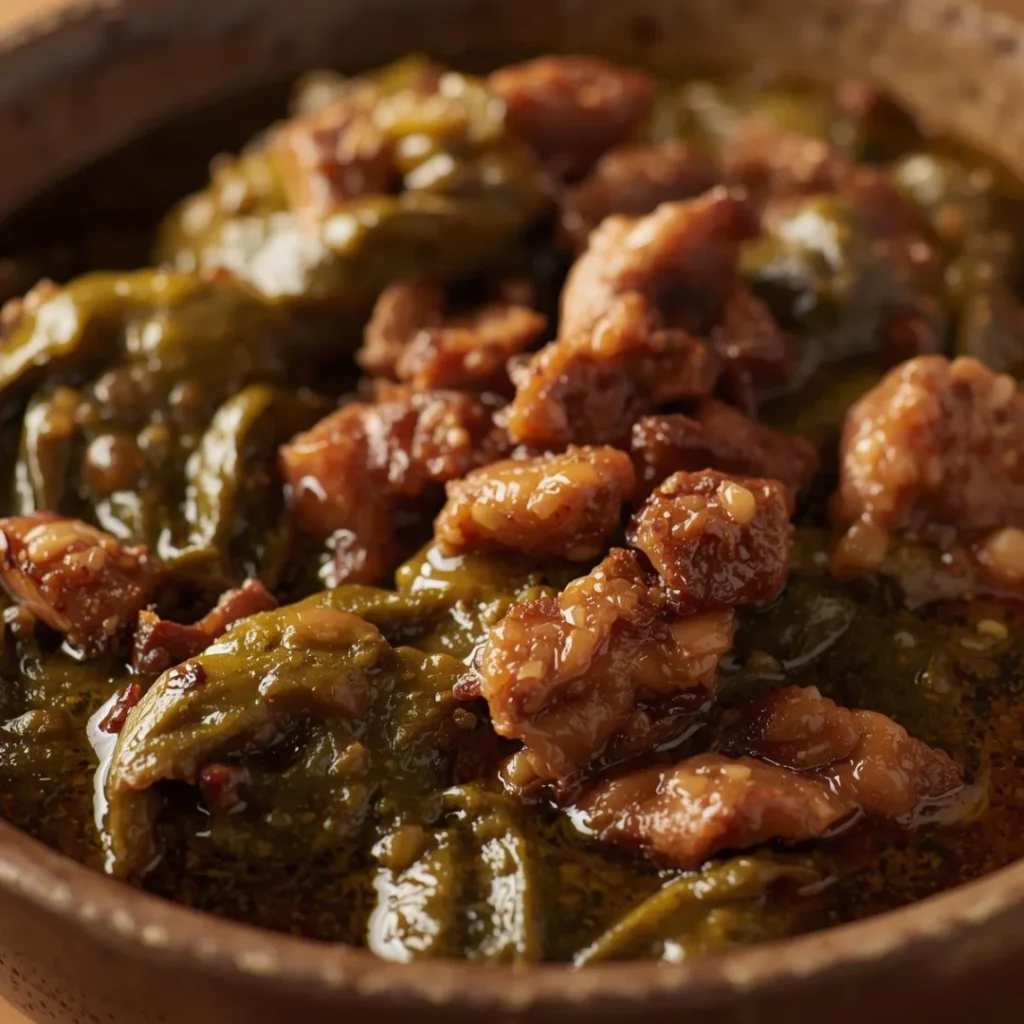 Collard Greens with Smoked Meat