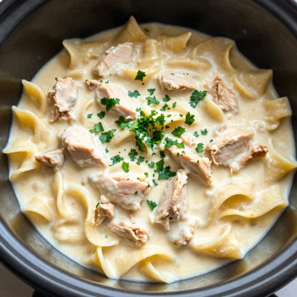 Dump and Go Chicken Alfredo