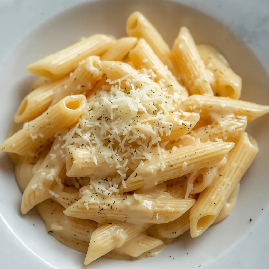 Garlic Parmesan Alfredo Penne