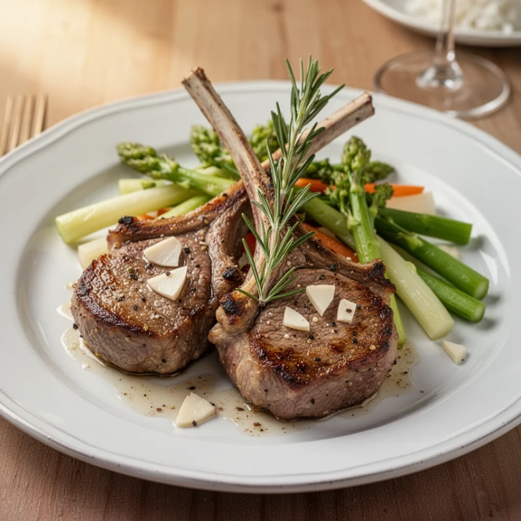 Garlic Rosemary Lamb Chops