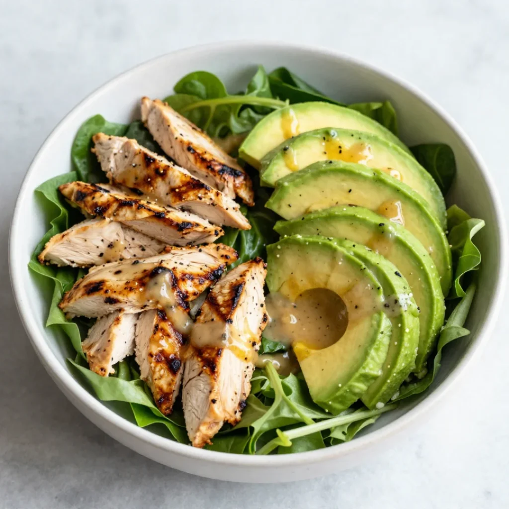 Grilled Chicken Avocado Salad