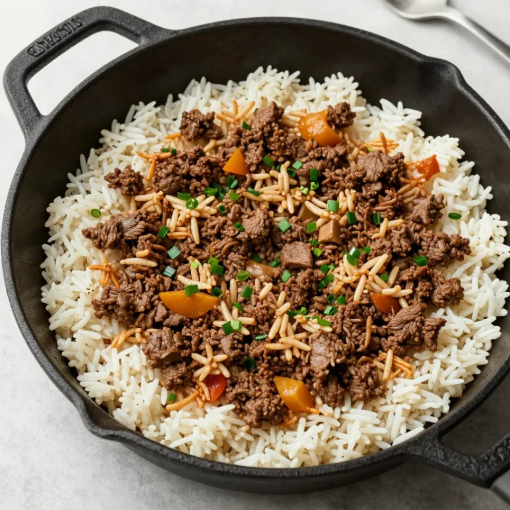 Ground Beef and Rice