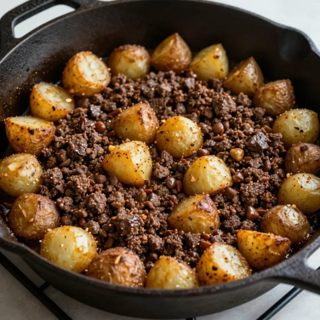Hamburger Skillet with Potatoes