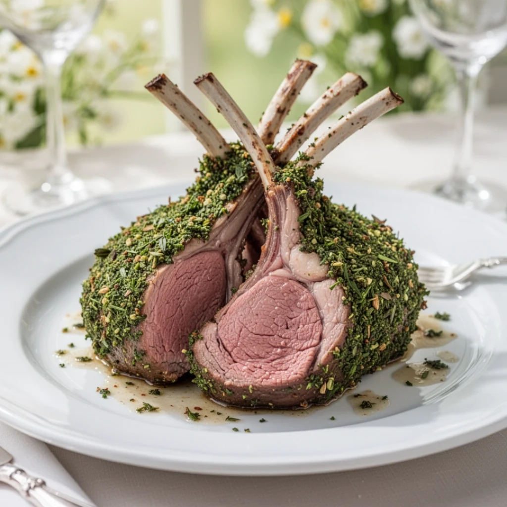 Herb Crusted Rack of Lamb