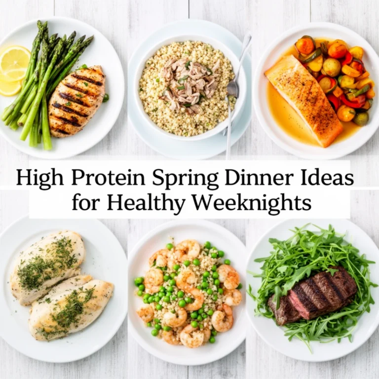High Protein Spring Dinner Ideas