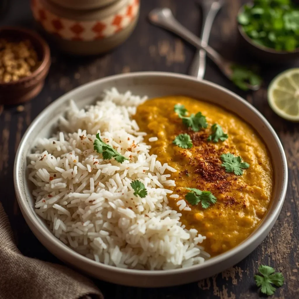 Lentil Dal with Rice
