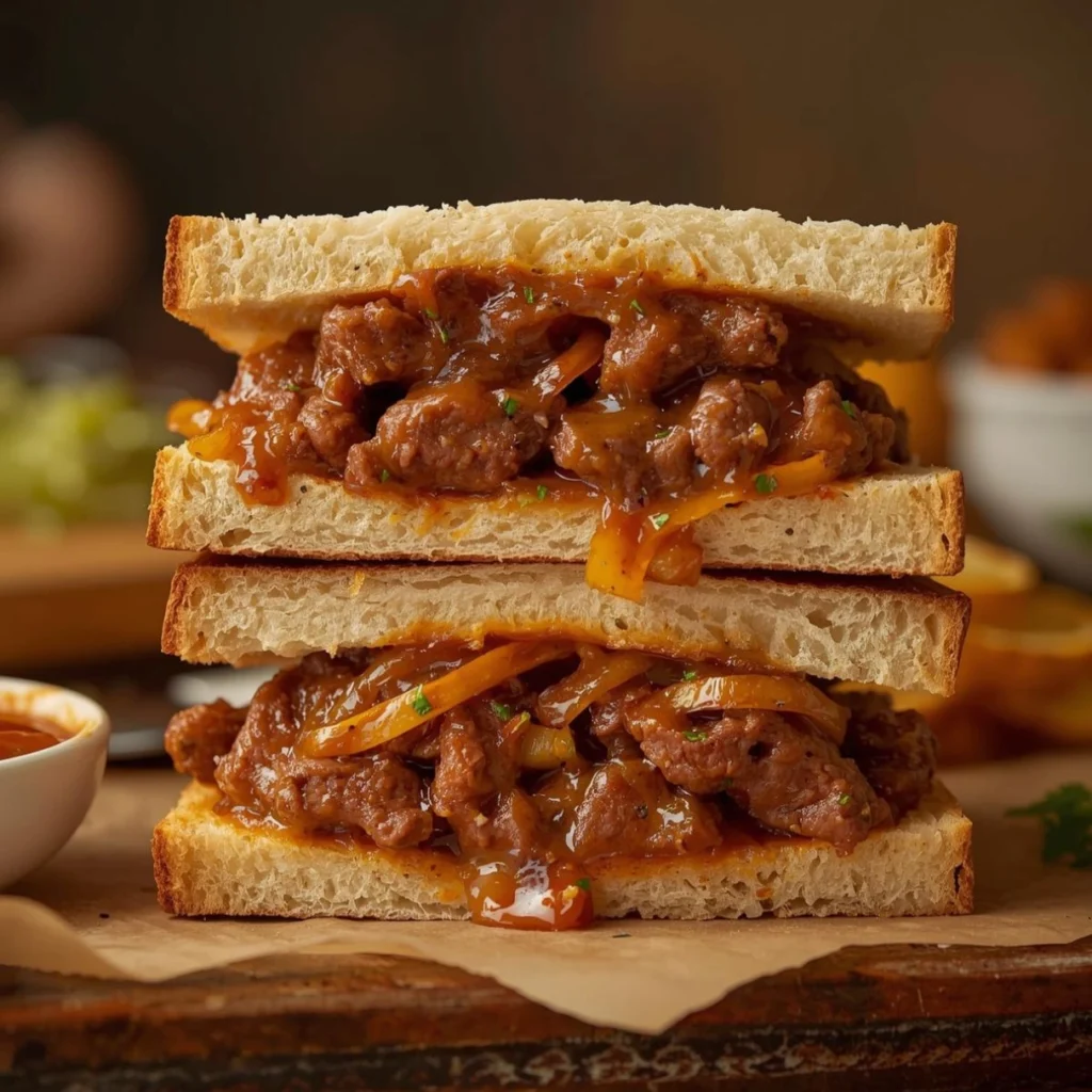 Masala Steak Sandwiches