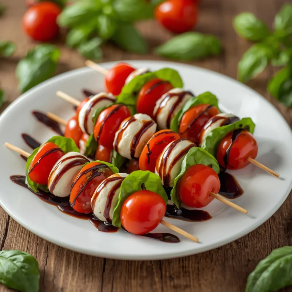 Mini Caprese Salad Skewers