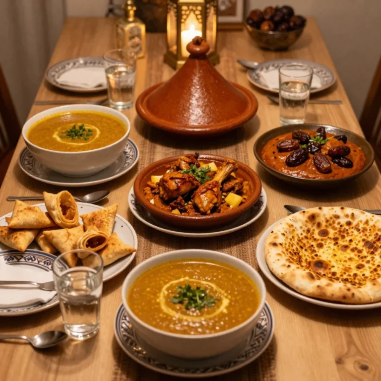 Moroccan-inspired Ramadan iftar