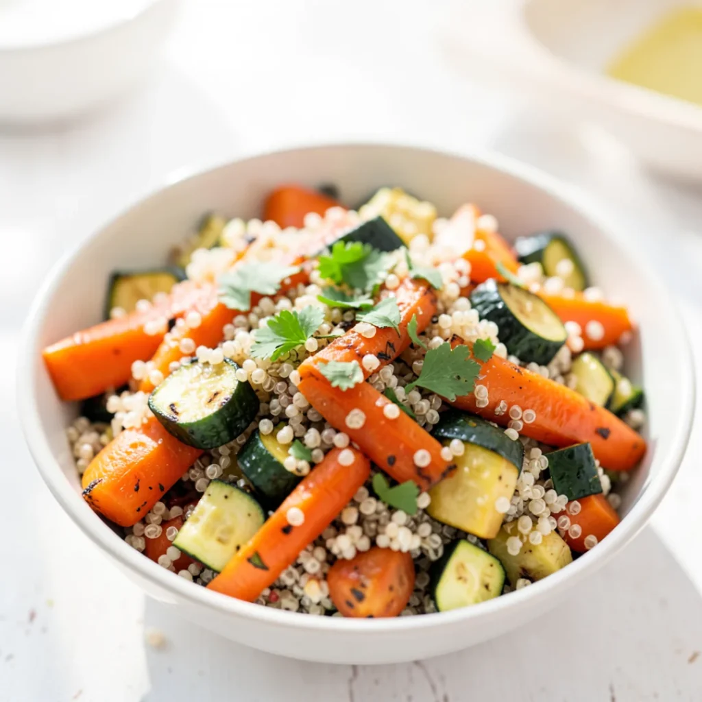 Quinoa Roasted Veggie Bowl