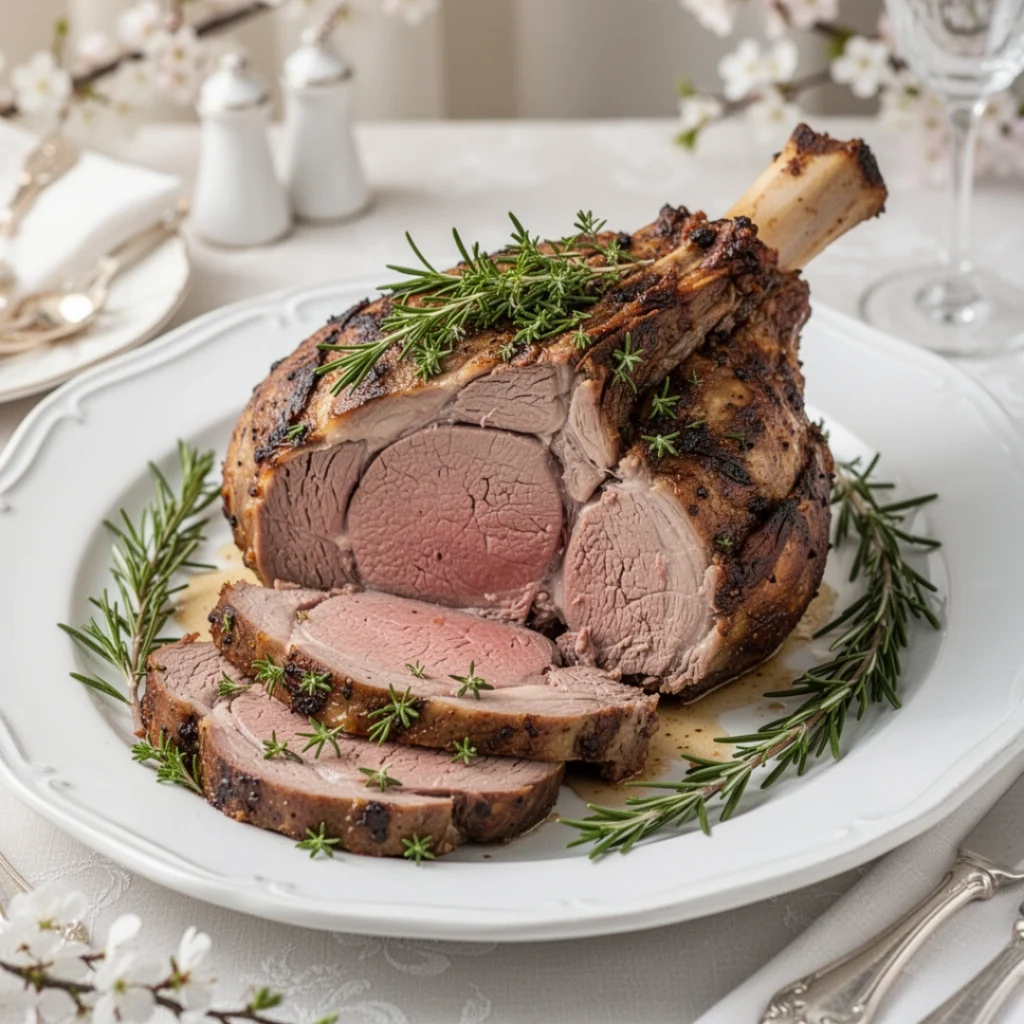 Slow Roasted Leg of Lamb