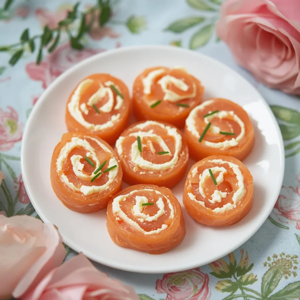 Smoked Salmon Cream Cheese Pinwheels