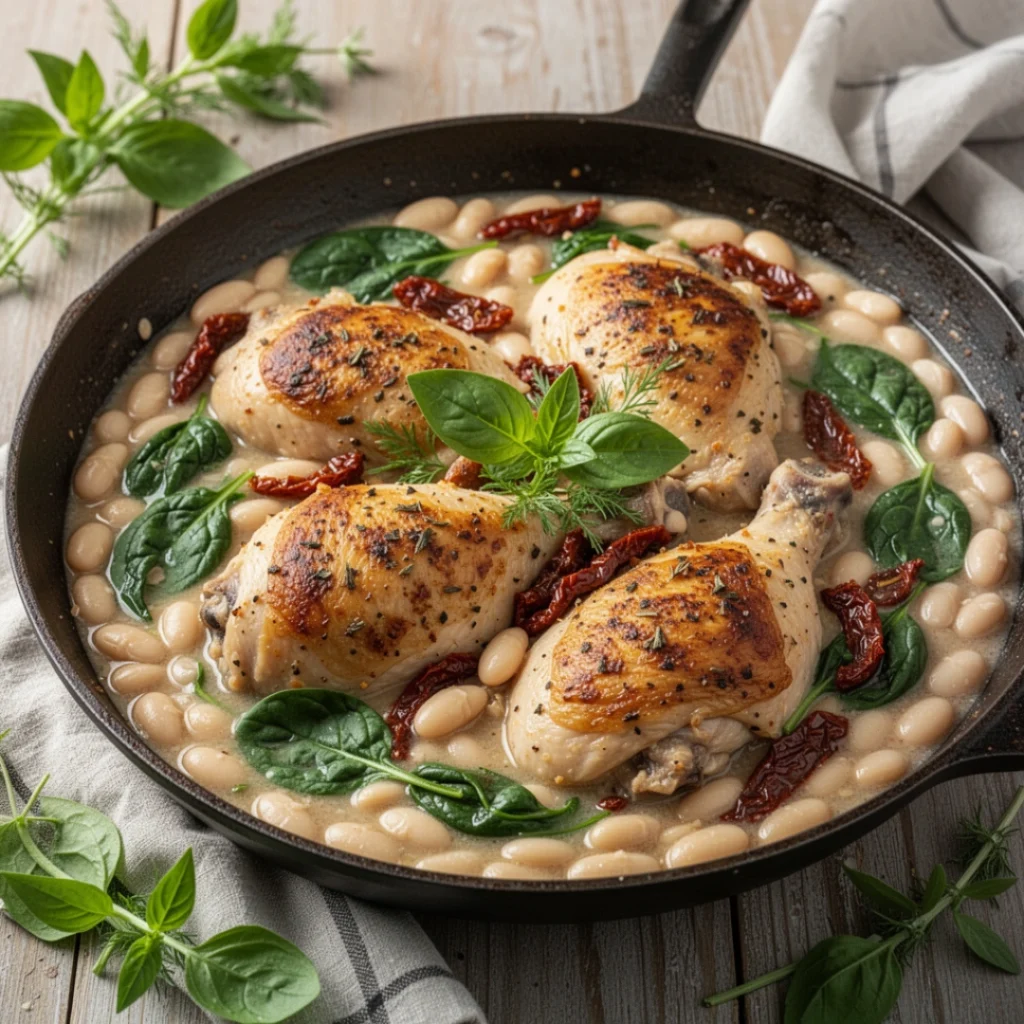 Tuscan White Bean Chicken