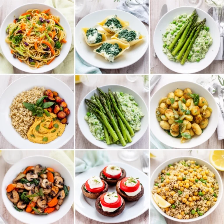 Vegetarian Spring Dinner