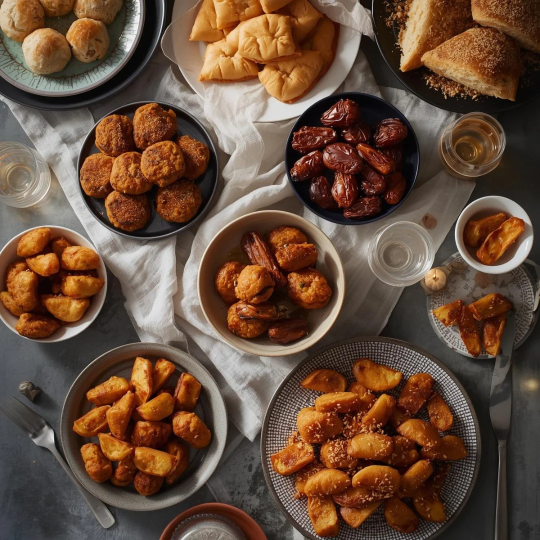 styled Ramadan iftar table