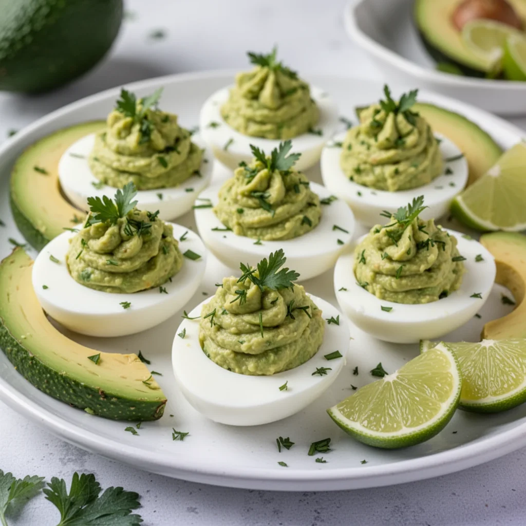 Avocado Deviled Eggs