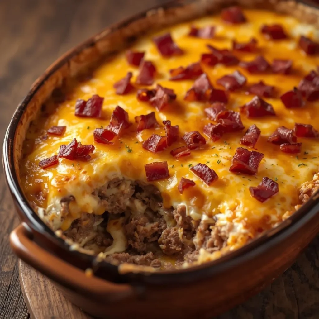 Bacon Cheeseburger Casserole