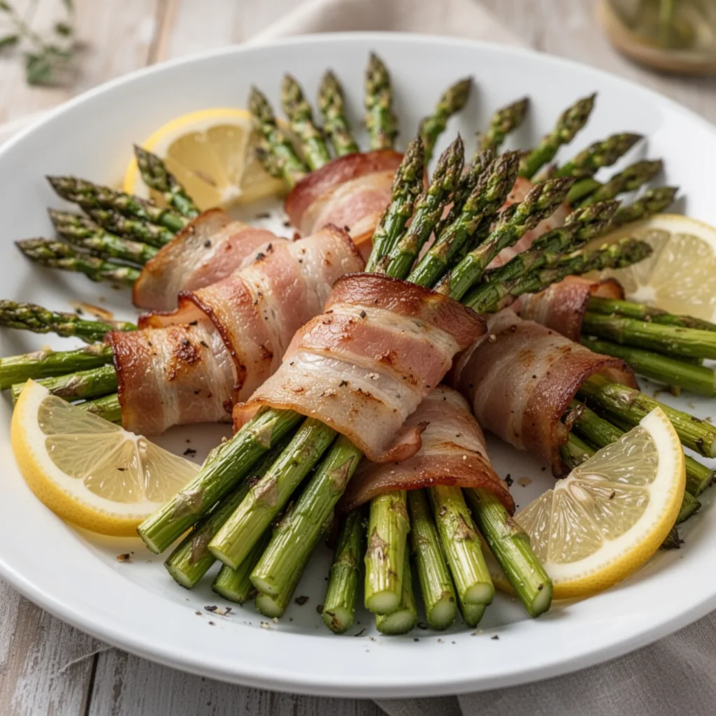 Bacon Wrapped Asparagus Bundles