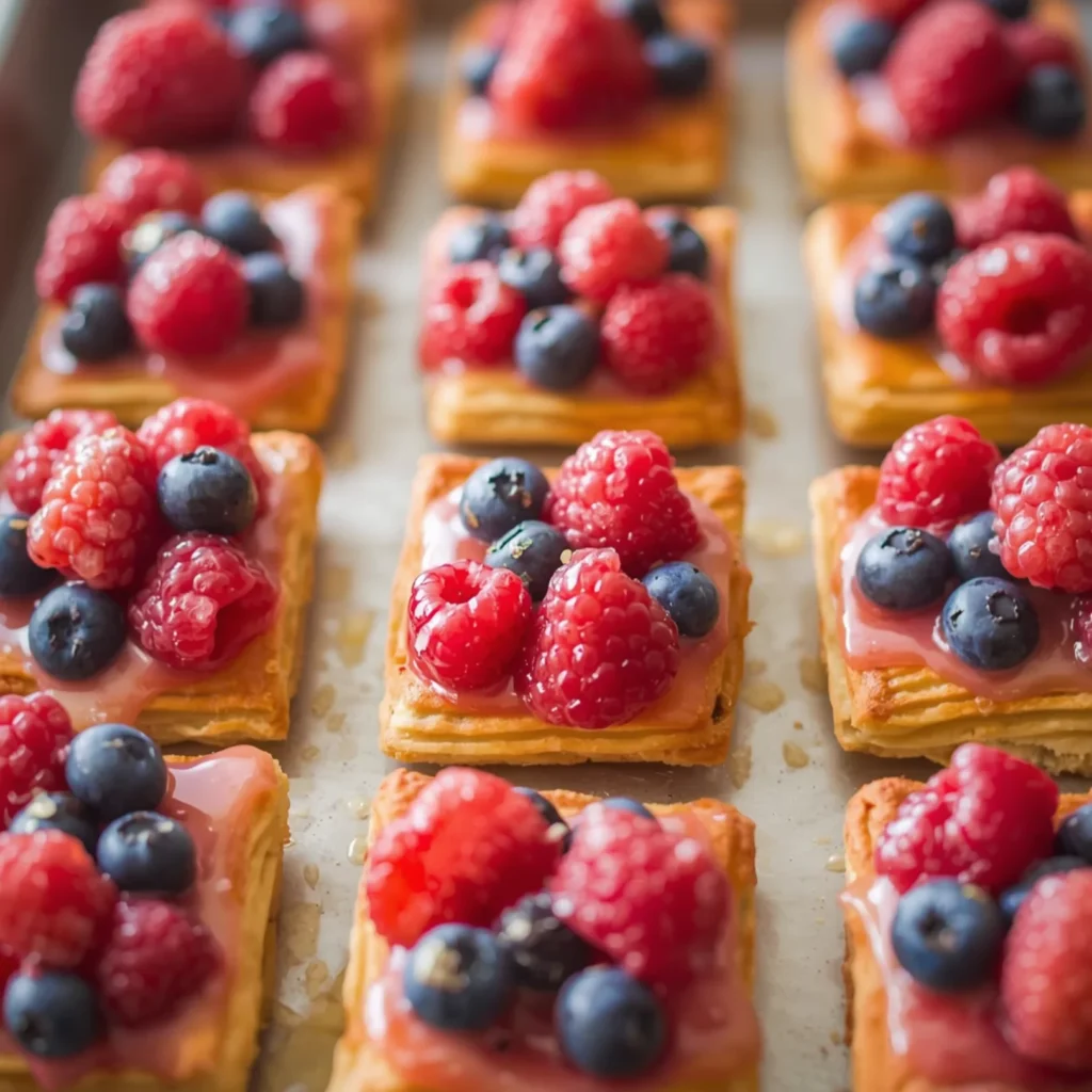 Berry Puff Pastry Bites