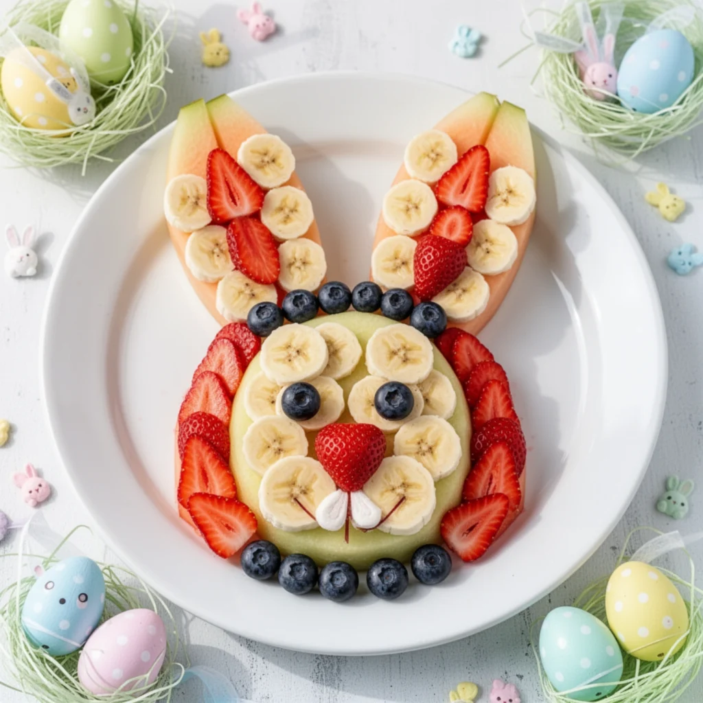 Bunny Shaped Fruit Platter