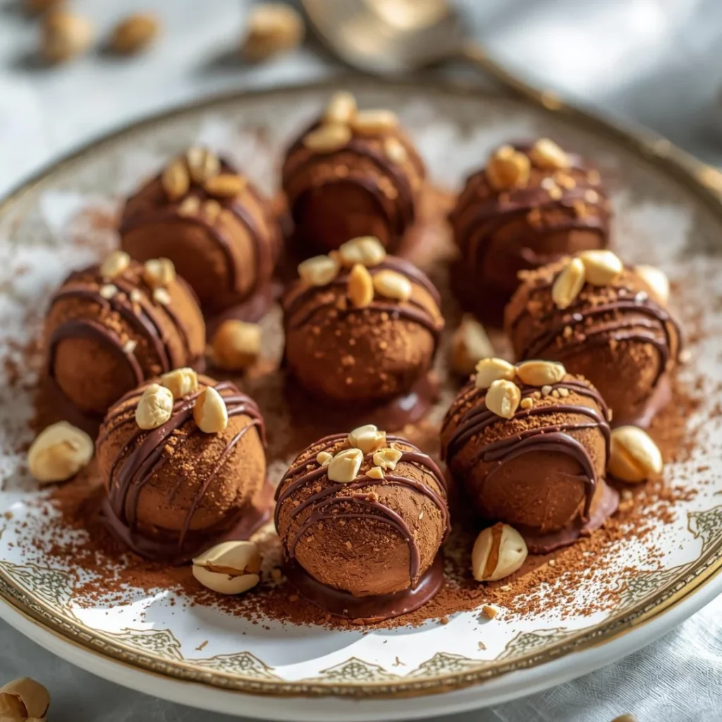 Chocolate Hazelnut Easter Truffles