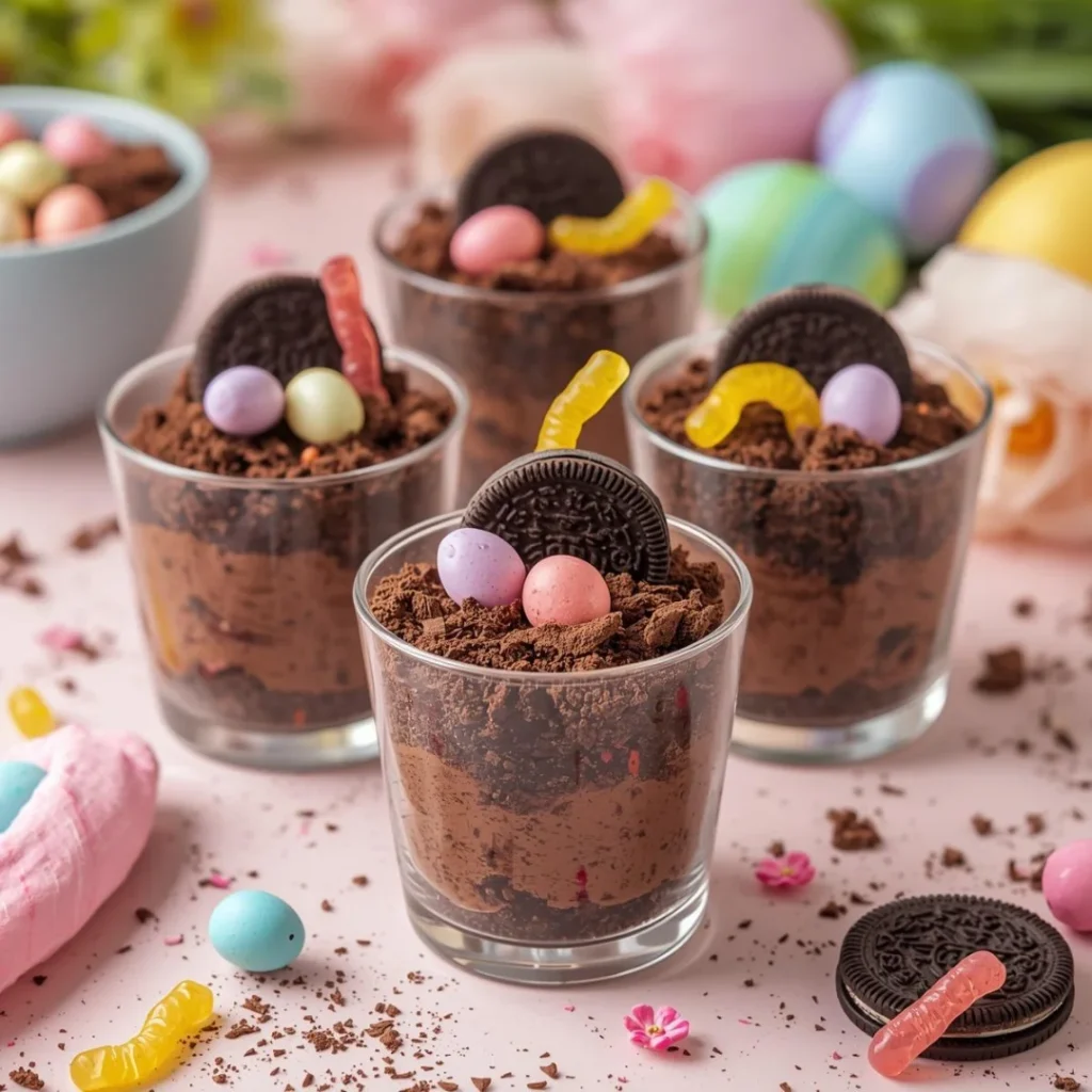 Classic Oreo Easter Dirt Cups
